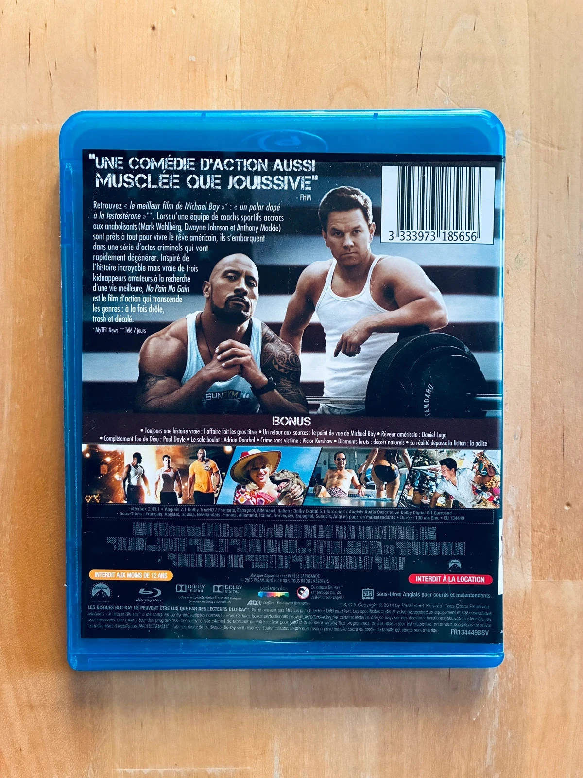 Blu-ray Sem Dor, Sem Ganho de Michael Bay. – photo 3